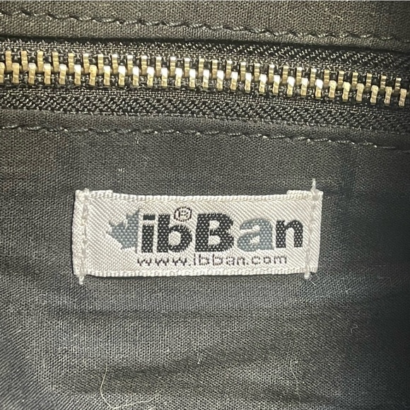 Anthropologie IbBAN LTR Emb. Beaded Fringe Black Linen Bohemian Bag - Picture 11 of 14